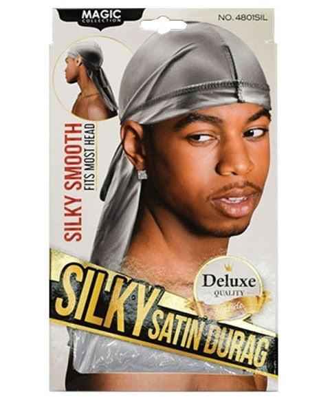 MAGIC COLLECTION SILKY SATIN DURAG 4801SIL Durags and Caps Asetena Pa