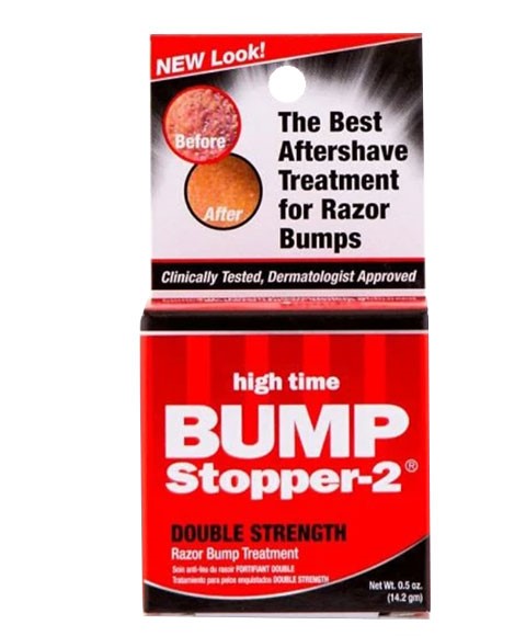 HIGH TIME BUMP STOPPER 2 DOUBLE STRENGTH RAZOR BUMP TREATMENT 14.2 g Shaving Asetena Pa