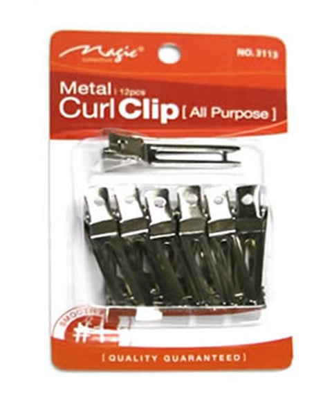 MAGIC COLLECTION METAL CURL CLIPS 3113 Kids Hair Accessories Asetena Pa