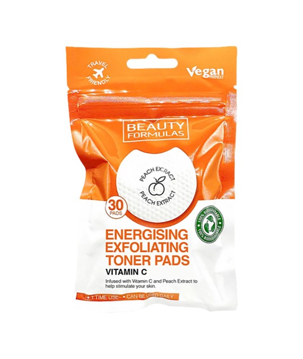 ENERGISING VITAMIN C EXFOLIATING TONER PADS 30 pads Skin Wash Asetena Pa
