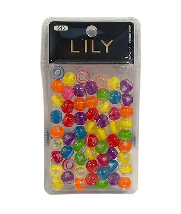 LILY COLLECTION BEADS NEON COLORS 613 Kids Hair Accessories Asetena Pa