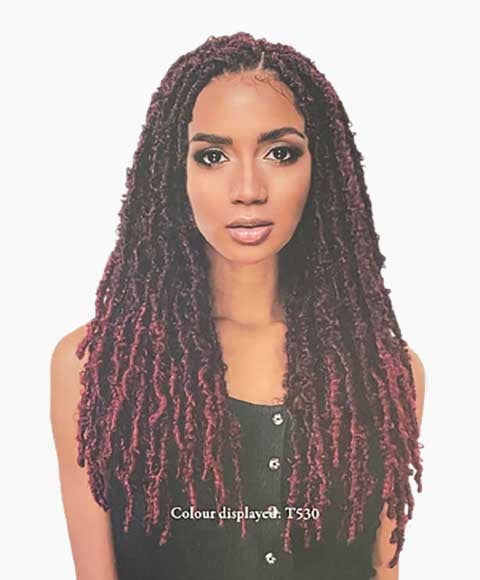 3X VALUE PACK SYN BUTTERFLY LOCS 18" Color 4 Hair for Braid Extensions Asetena Pa