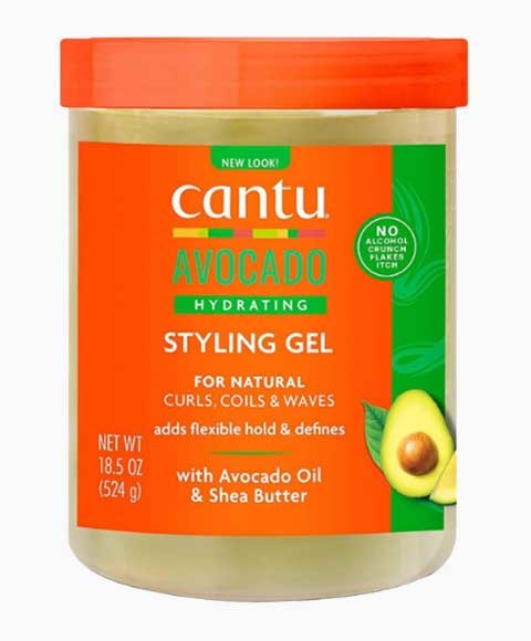CANTU AVOCADO HYDRATING STYLING GEL 524 g Hair Styling Asetena Pa
