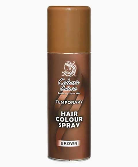 COLOUR CULTURE TEMPORARY HAIR COLOUR BROWN SPRAY 125 ml Hair Color Asetena Pa