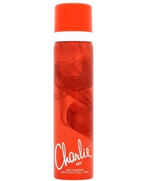 CHARLIE PERFUMED BODY SPRAY RED 75 ml Body Care Asetena Pa