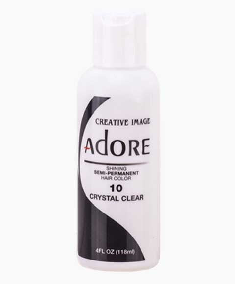 ADORE SHINING SEMI PERMANENT HAIR COLOR CRYSTAL CLEAR 118 ml Hair Color Asetena Pa