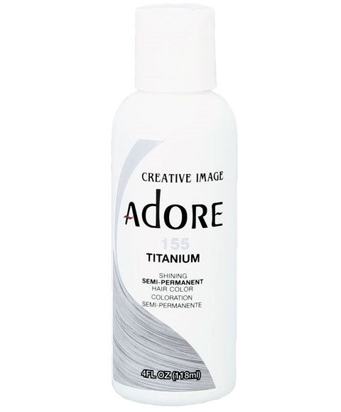 ADORE SHINING SEMI PERMANENT HAIR COLOR TITANIUM 118 ml Hair Color Asetena Pa