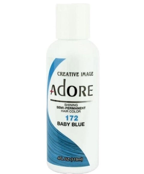 ADORE SHINING SEMI PERMANENT HAIR COLOR BABY BLUE 118 ml Hair Color Asetena Pa