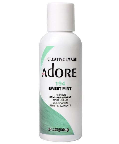 ADORE SHINING SEMI PERMANENT HAIR COLOR SWEET MINT 118 ml Hair Color Asetena Pa