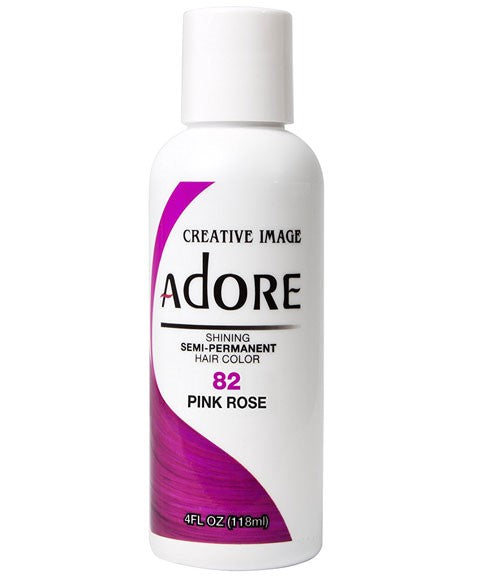 ADORE SHINING SEMI PERMANENT HAIR COLOR PINK ROSE 118 ml Hair Color Asetena Pa