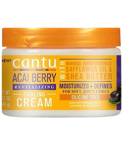 CANTU ACAI BERRY AND SHEA BUTTER REVITALIZING CURLING CREAM 340 g Hair Moisturizers Asetena Pa