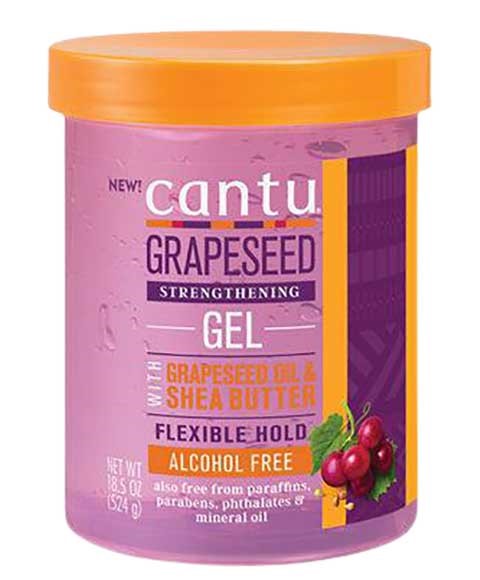 CANTU GRAPESEED STRENGTHENING GEL ALCOHOL FREE 524 g Hair Styling Asetena Pa