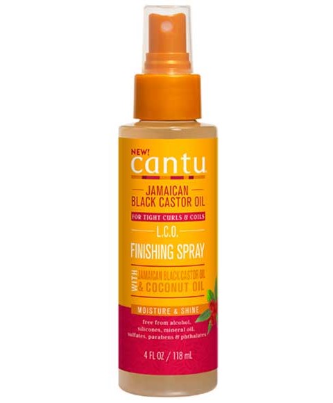 CANTU JAMAICAN BLACK CASTOR OIL FINISHING SPRAY 118 ml Sprays, Serums and Oils Asetena Pa