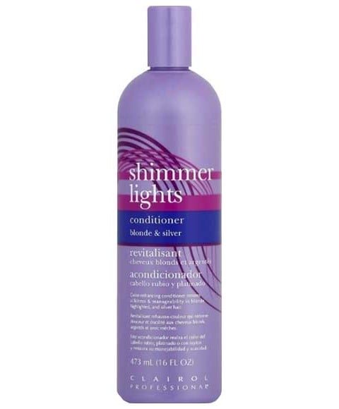 CLAIROL SHIMMER LIGHTS CONDITIONER BLONDE AND SILVER 473 ml (Pack of 3) Conditioner Asetena Pa