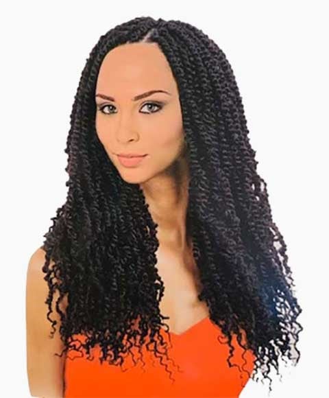 CHERISH SYN PASSION TWIST BULK 14 Color 1 Hair for Braid Extensions Asetena Pa