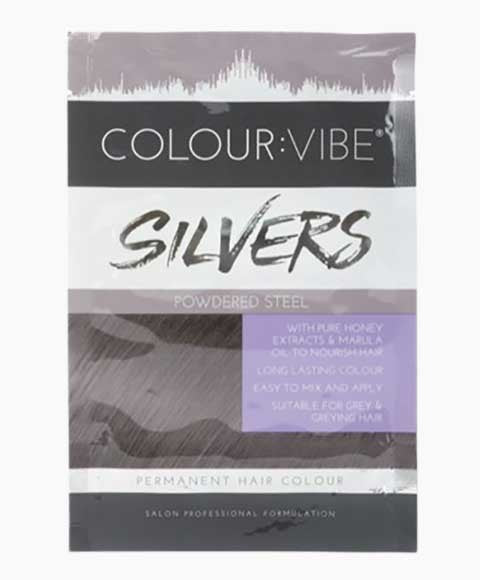 SILVERS PERMANENT HAIR COLOUR POWDERED STEEL Hair Color Asetena Pa