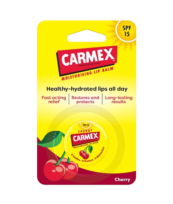 CARMEX MOISTURISING LIP BALM POT CHERRY 7.5 g Color Cherry Lips Asetena Pa