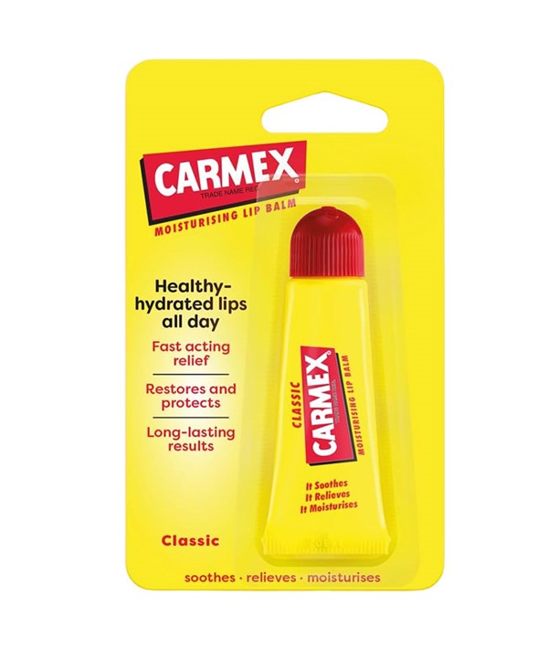 CARMEX MOISTURISING LIP BALM TUBE CLASSIC 10 g Lips Asetena Pa