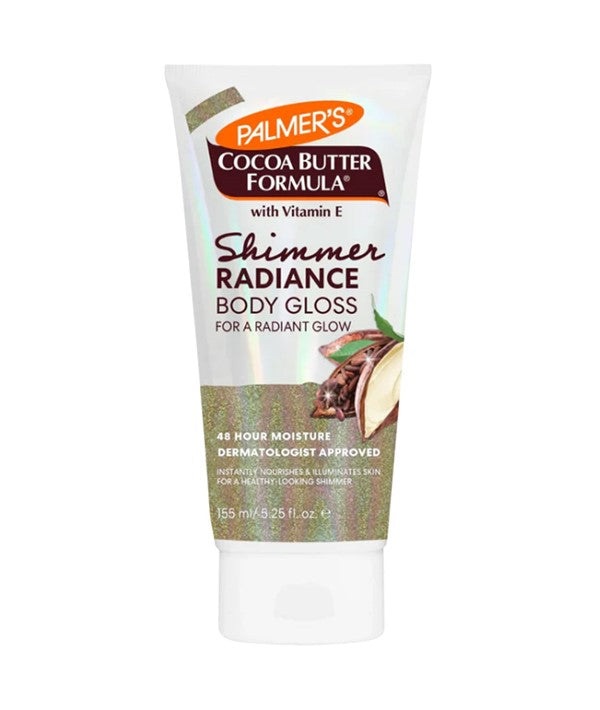 COCOA BUTTER FORMULA SHIMMER RADIANCE BODY GLOSS MOISTURIZER 155 ml Skin Moisturizing Asetena Pa