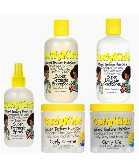 CURLY KIDS SUPER DETANGLE SPRAY BUNDLE Kids Haircare Asetena Pa