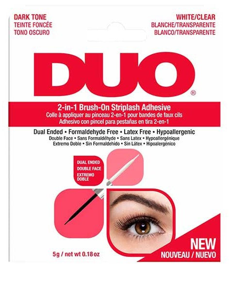 ARDELL DUO 2IN1 STRIPLASH ADHESIVE 5 g Color White Eye Makeup Asetena Pa