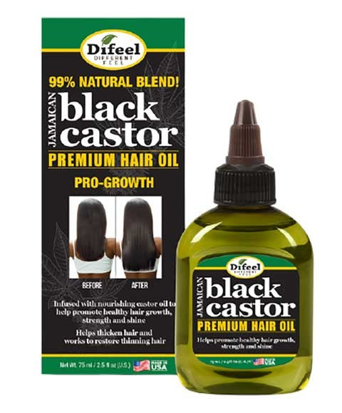 DIFEEL JAMAICAN BLACK CASTOR PREMIUM HAIR OIL 75 ml Sprays, Serums and Oils Asetena Pa