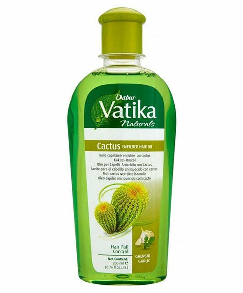 VATIKA NATURALS CACTUS ENRICHED HAIR OIL 200 ml Sprays, Serums and Oils Asetena Pa