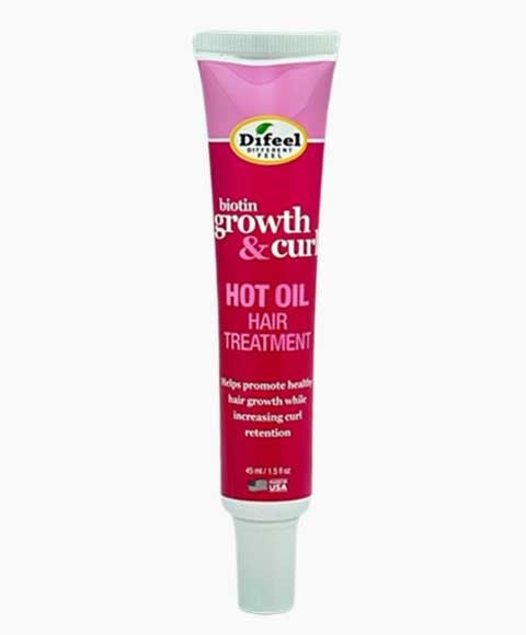 DIFEEL BIOTIN GROWTH AND CURL HOT OIL HAIR TREATMENT 45 ml Treatments Asetena Pa