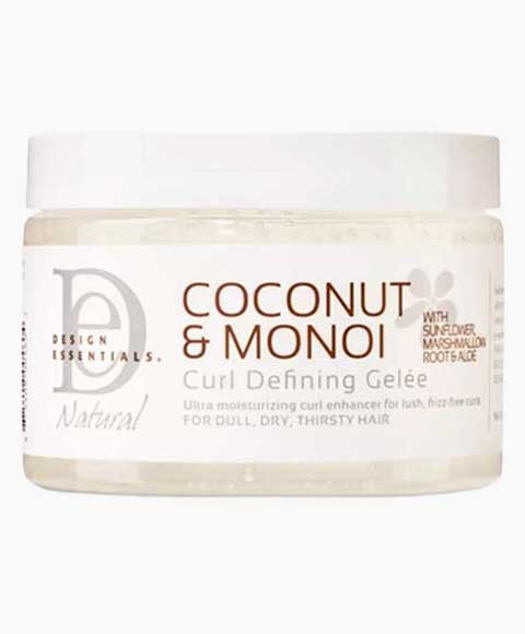DESIGN ESSENTIALS NATURAL COCONUT AND MONOI CURL DEFINING GELEE 340 g Treatments Asetena Pa