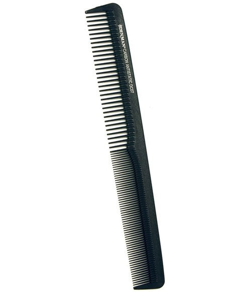 CARBON COMB DC07 SETTING COMB Color Black Hair Brushes and Combs Asetena Pa