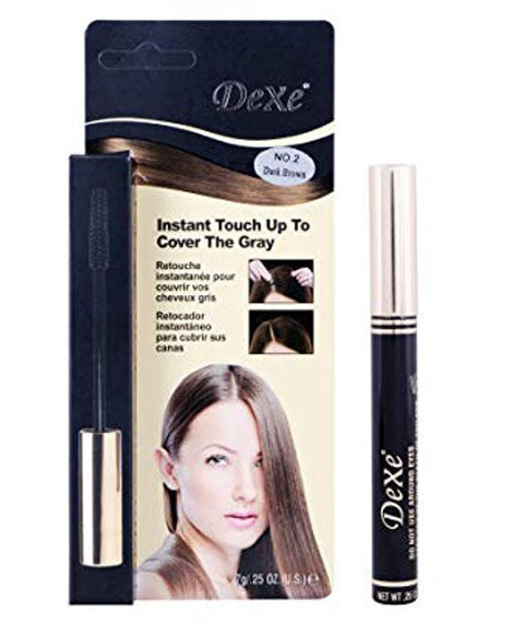 DEXE INSTANT TOUCH UP TO COVER THE GRAY 7 g Color Dark Brown Hair Color Asetena Pa