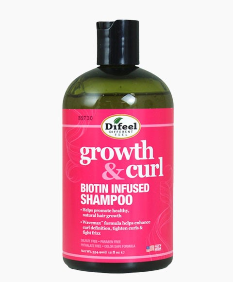 DIFEEL GROWTH AND CURLS BIOTIN INFUSION SHAMPOO 73.9 ml Shampoo Asetena Pa