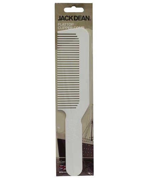 JACK DEAN FLATTOP CLIPPER COMB Color Black Hair Brushes and Combs Asetena Pa