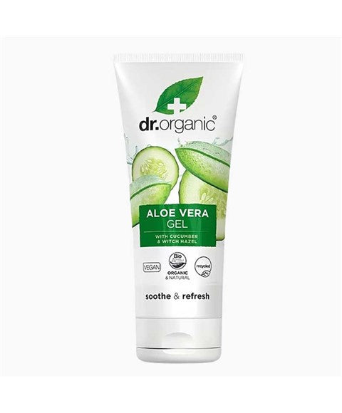 ORGANIC ALOE VERA GEL WITH CUCUMBER AND WITCH HAZEL 200 ml Skin Moisturizing Asetena Pa