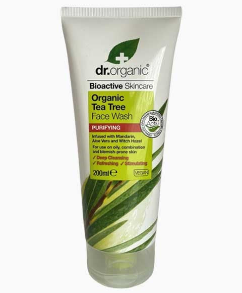 BIOACTIVE SKINCARE ORGANIC TEA TREE FACE WASH 200 ml Skin Wash Asetena Pa