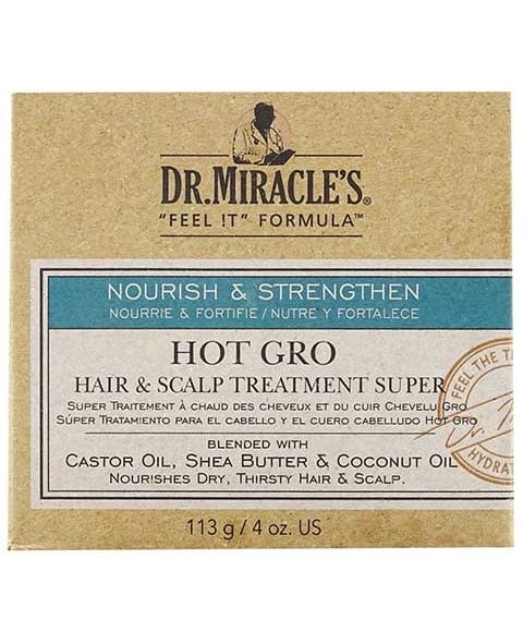 DR. MIRACLES HOT GRO HAIR N SCALP TREATMENT SUPER 113g Treatments Asetena Pa