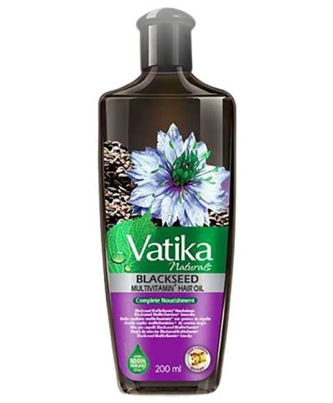 VATIKA NATURALS BLACKSEED ENRICHED HAIR OIL 200 ml Sprays, Serums and Oils Asetena Pa