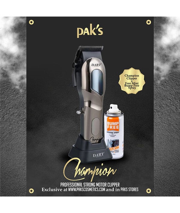 DART PROFESSIONAL CHAMPION STRONG MOTOR CLIPPER AND CLIPPER SPRAY BUNDLE Clippers and Trimmers Asetena Pa