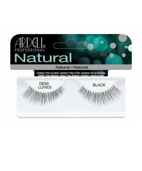 ARDELL NATURAL DEMI LUVIES EYE LASHES Color Black Eye Makeup Asetena Pa