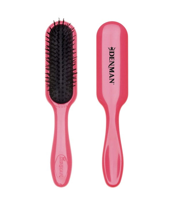 DENMAN TANGLE TAMER ULTRA MINI BRUSH PINK Hair Brushes and Combs Asetena Pa