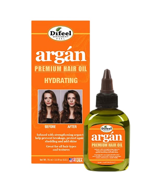 DIFEEL ARGAN HYDRATING PREMIUM HAIR OIL 75ml Sprays, Serums and Oils Asetena Pa