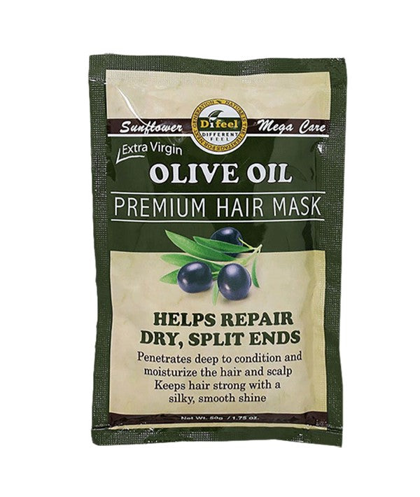 DIFEEL OLIVE OIL PREMIUM HAIR MASK 50g Treatments Asetena Pa