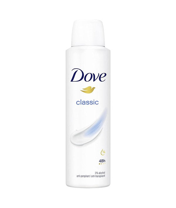 DOVE CLASSIC 48H ANTI PERSPIRANT SPRAY 150ml Body Care Asetena Pa