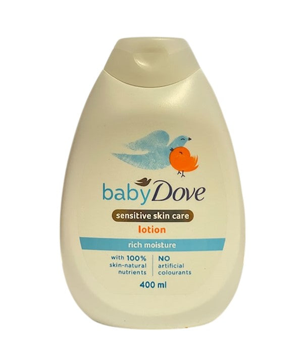 DOVE BABY SENSITIVE SKIN CARE RICH MOISTURE LOTION 400ml Kids Skincare Asetena Pa
