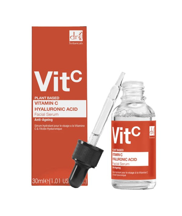 VIT C PLANT BASED VITAMIN C HYALURONIC ACID FACIAL SERUM 30 ML Skin Moisturizing Asetena Pa