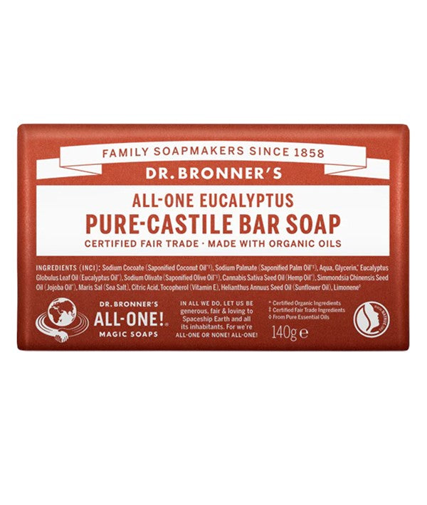 ALL ONE EUCALYPTUS PURE CASTILE BAR SOAP 140 g Body Care Asetena Pa
