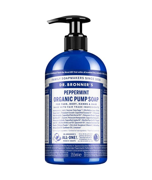 ALL ONE PEPPERMINT ORGANIC PUMP SOAP 355 ml Body Care Asetena Pa