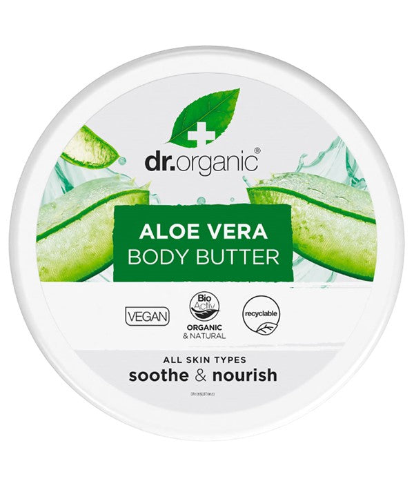 DR ORGANIC ALOE VERA BODY BUTTER 200 ml Skin Moisturizing Asetena Pa