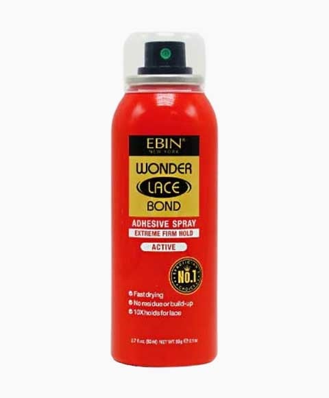 WONDER LACE BOND ADHESIVE SPRAY EXTREME FIRM HOLD ACTIVE 180 ml Extensions Accessories Asetena Pa