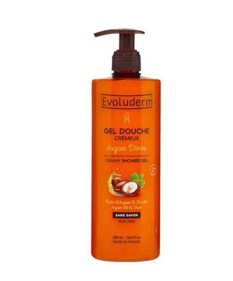 EVOLUDERM ARGAN DIVIN CREAMY SHOWER GEL 500 ml Body Care Asetena Pa